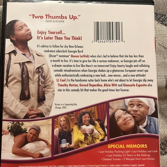 Last Holiday DVD - Movie Queen Latifah - Picture 2 of 2